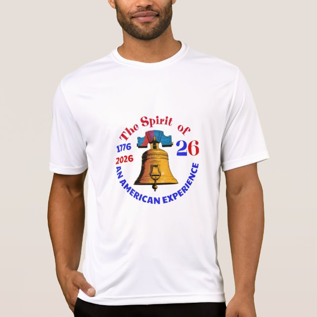 T-SHIRT L'ESPRIT DES 26 : UNE EXPÉRIENCE AMÉRICAINE (Devant)