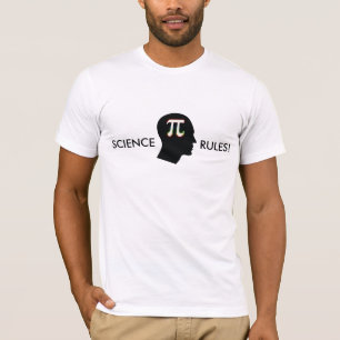T-shirt L'esprit   des RÈGLES pi de la SCIENCE célèbren