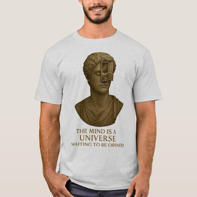 T-shirt L'ESPRIT DÉVOILÉ – Une réflexion de marbre (Devant)