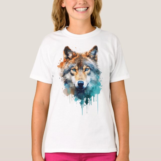 T-shirt L'Esprit du loup : la puissance et la grâce du lou (Devant)
