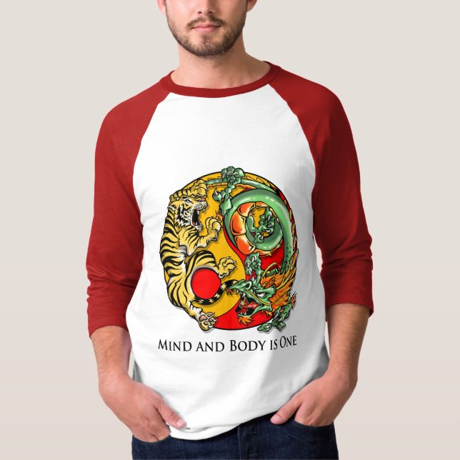 T-shirt L'esprit et le corps est un (Devant)