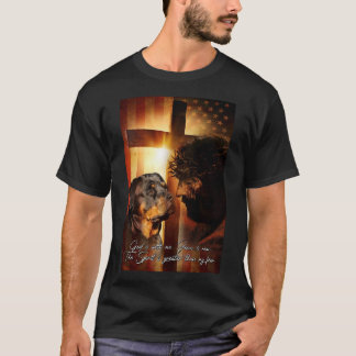 T-shirt L'Esprit Rottweiler est plus grand que la peur