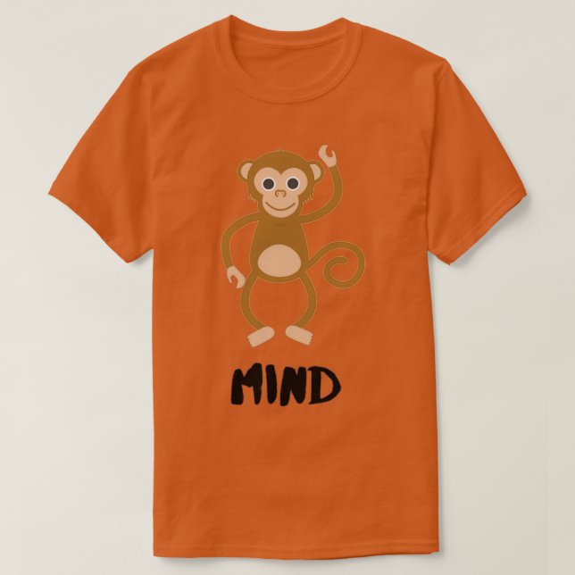 T-shirt L'esprit singe (Design devant)