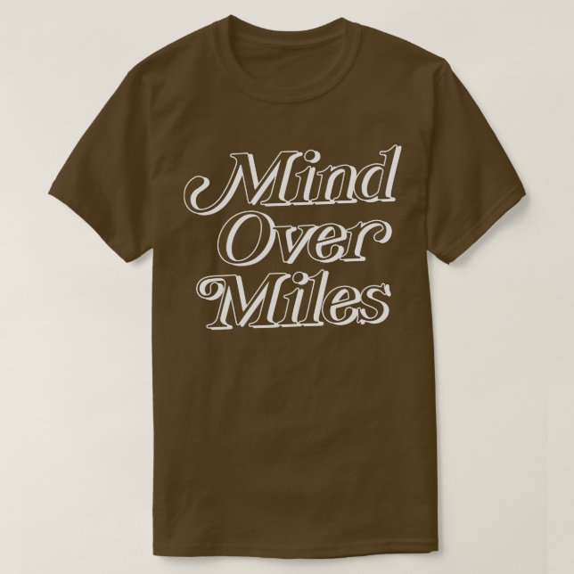 T-shirt L'Esprit Sur Des Miles (Design devant)