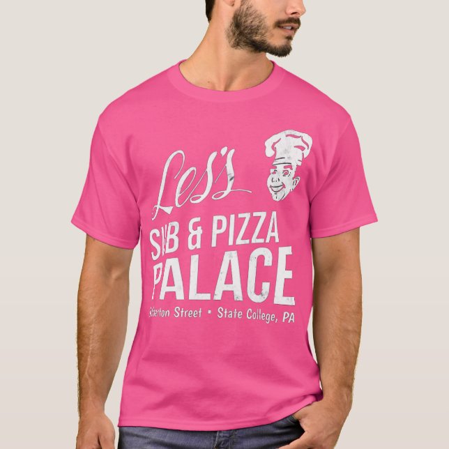 T-shirt Les's Sub & Pizza Palace - State College, PA-Photo (Devant)