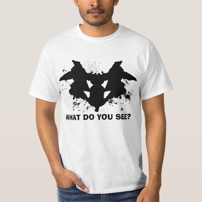 T-shirt L'essai de Rorschach (Devant)