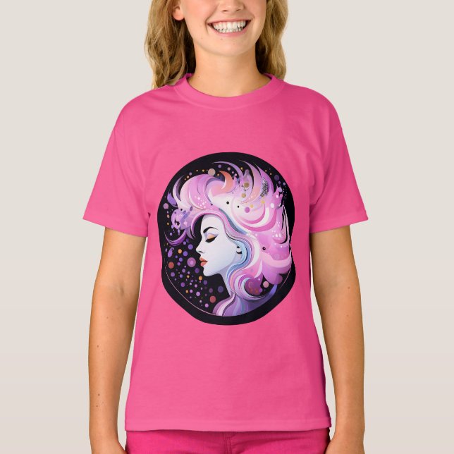 T-shirt "L'Essence de l'Élégance" Beauté Féminine (Devant)