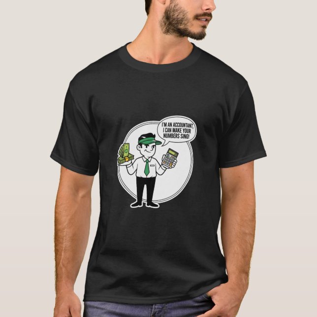 T-shirt L'essentiel de la vie d'un comptable – Finance pro (Devant)