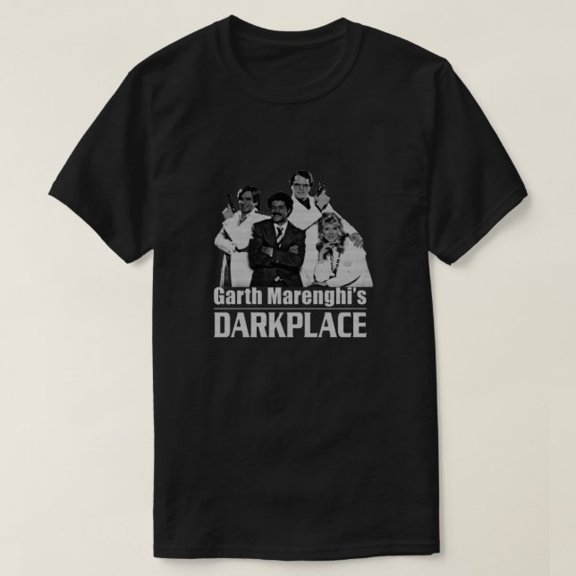 T-shirt L'essentiel de l'obscurité de Garth Marenghi (Design devant)