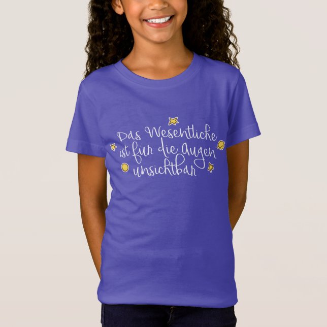 T-Shirt L'essentiel est invisible aux yeux (Devant)