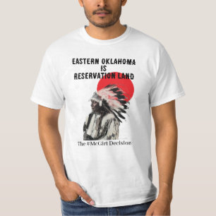 T-shirt L'est de l'Oklahoma est terre de réserve