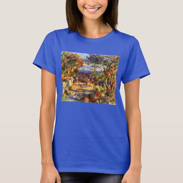 T-shirt L'Estaque de Pierre Renoir, Impressionnisme Vintag (Devant)