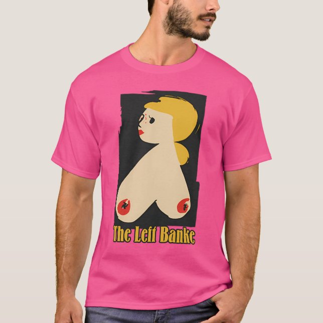 T-shirt L'esthétique du banc de gauche des années 60 (Devant)