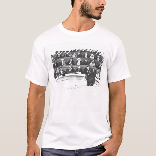 T-shirt L'estomac de la législature (Devant)