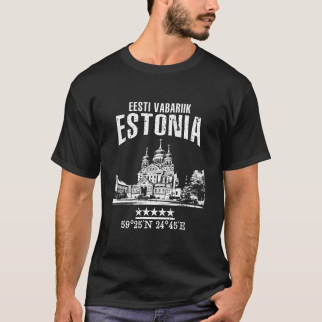 T-shirt L'Estonie (Devant)