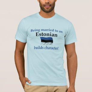 T-shirt L'Estonie établit le caractère