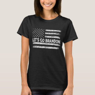 T-shirt Let Branson Brandon Antibiden Black