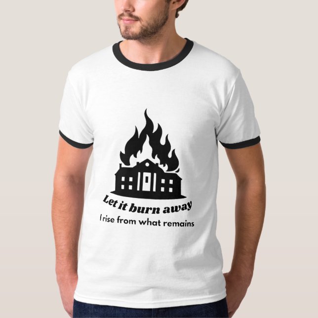 T-shirt Let It Burn Away – Rise From What Remains (Devant)