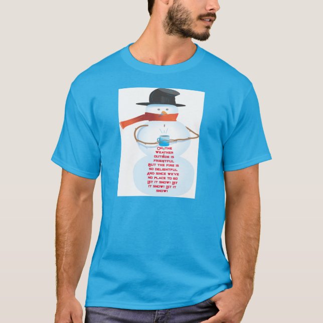 T-shirt "Let it Snow-Let it Snow" (Devant)