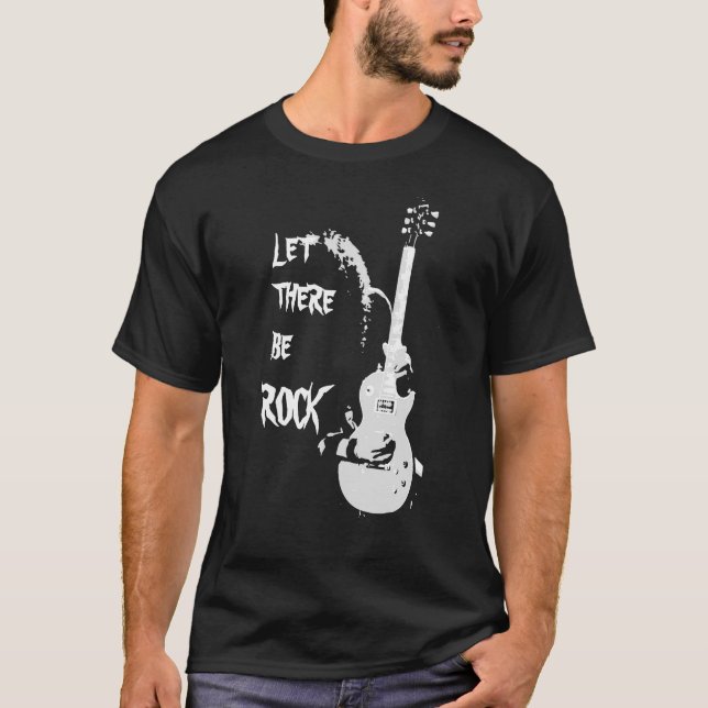 T-shirt Let there be rock (Devant)