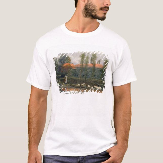 T-shirt L'étang de William Morris travaille à l'abbaye de (Devant)