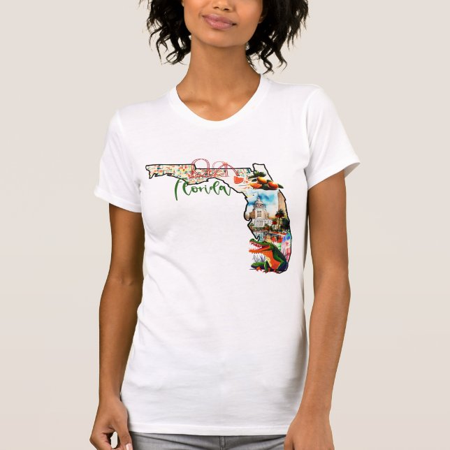 T-shirt L'État De Floride (Devant)
