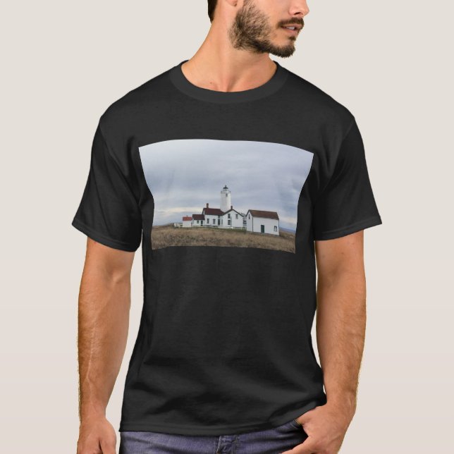 T-shirt L'état de Washington de phare de broche de (Devant)