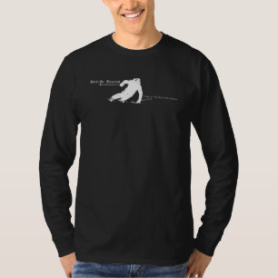 T-shirt L'état d'esprit de chien (noir)