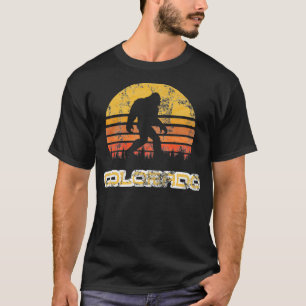 T-shirt L'Etat du Colorado de Bigfoot désorganisé Sasquatc