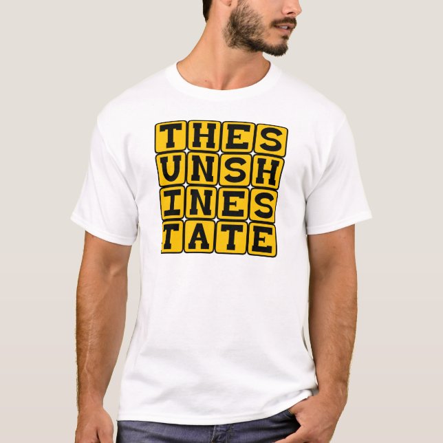 T-shirt L'État du Soleil, surnom de Floride (Devant)