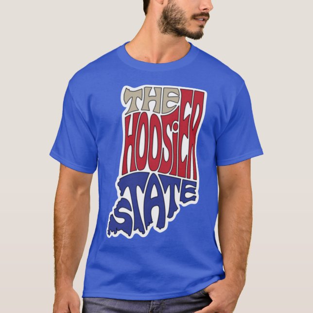 T-shirt L'État Hoosier Indiana (Devant)