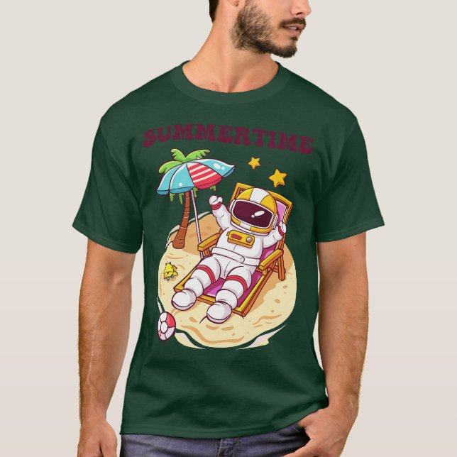 T-shirt L'été des astronautes (Devant)