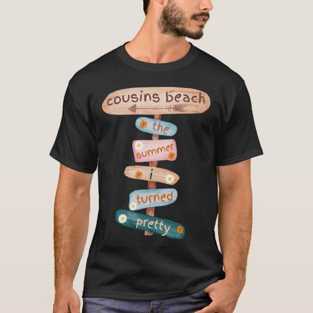 T-shirt L'Été Devint Pretty (Devant)