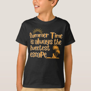 T-shirt L'été est toujours le plus doux évasion
