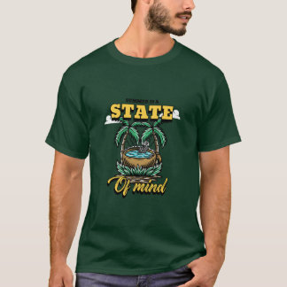 T-shirt L'été est un état d'esprit Tee - shirts d'été humo