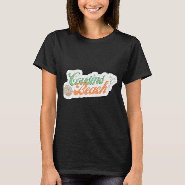 T-shirt L'été où j'ai changé, (Devant)