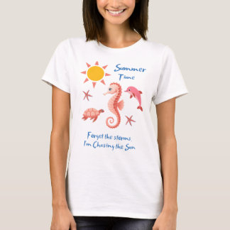 T-shirt "L'été, oubliez les tempêtes"