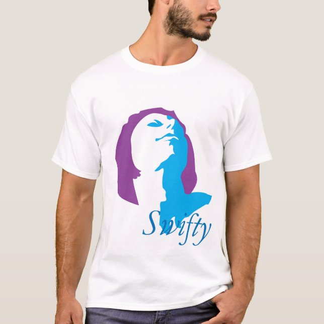 T-shirt L'été trace (Swifty) (Devant)