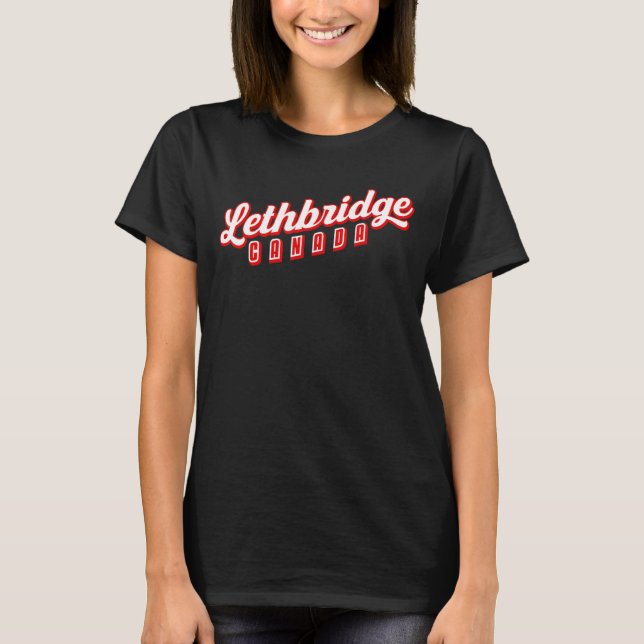 T-shirt Lethbridge Canada (Devant)