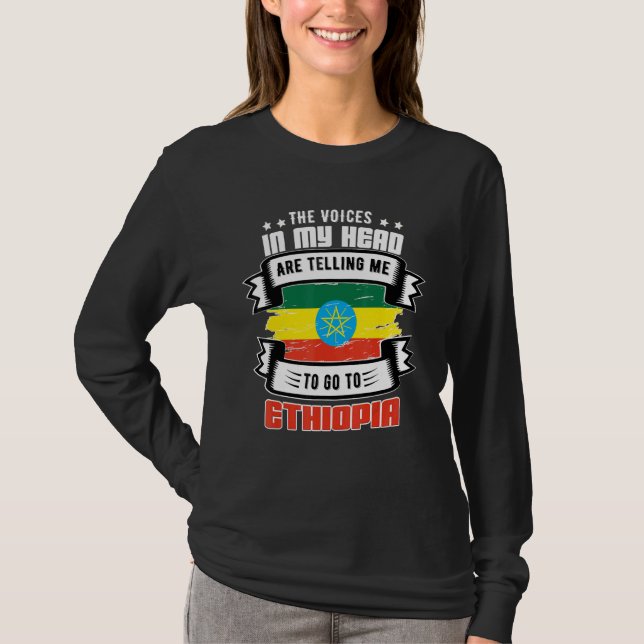 T-shirt L'Éthiopie dans ma tête (Devant)