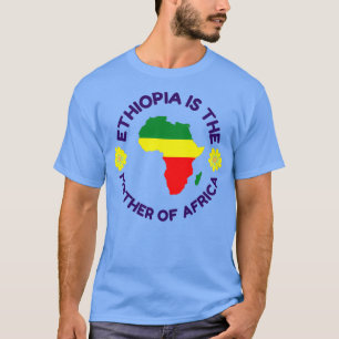 T-shirt L'Ethiopie est la mère de l'Afrique Uhuru Kenyatta