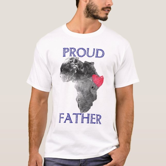 T-shirt L'Ethiopie fière adoptant le parent (Devant)