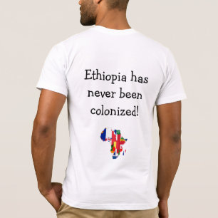 T-shirt L'Ethiopie n'a été jamais colonisée !