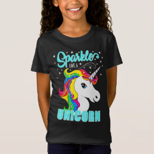 T-Shirt L'étincelle d'arc-en-ciel comme une licorne se
