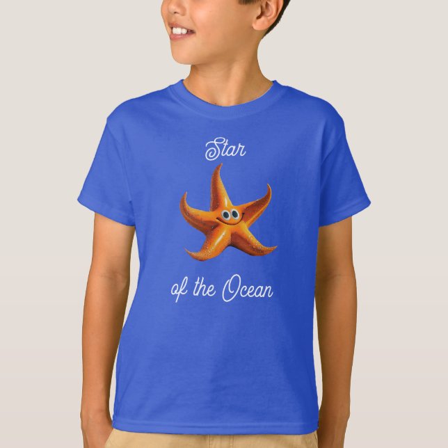 T-shirt L'étoile de l'Océan : L'enchanteur poisson étoilé (Devant)