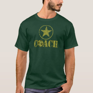 T-shirt L'étoile du général d'entraîneur du football