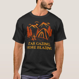 T-shirt L'étoile face à plus de Blazing Camping Amis Campe