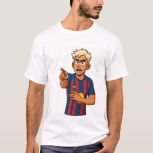 T-shirt L'étoile montante Stylisme Anime Footballer Tee