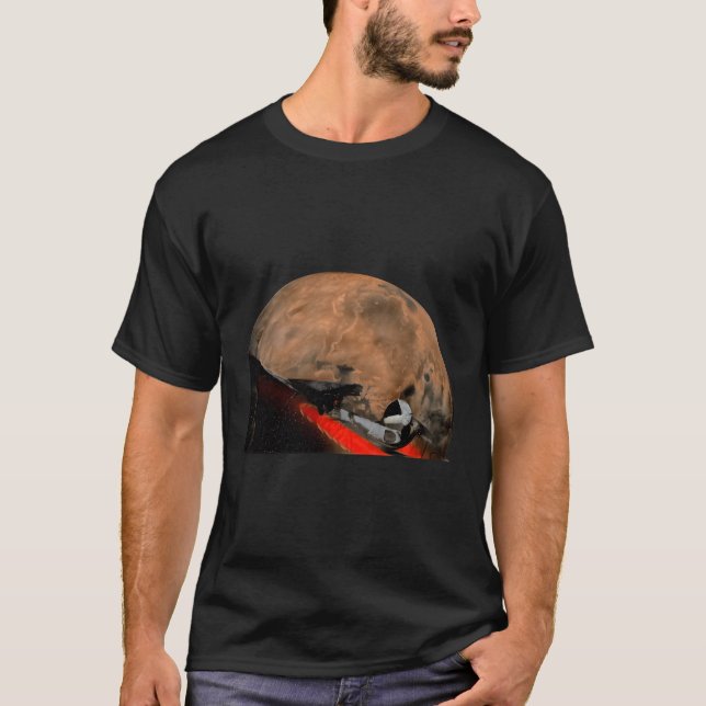T-shirt L'étoile orbitant Mars (Devant)