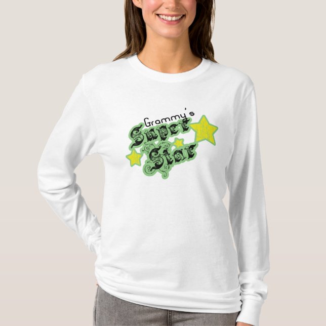 T-shirt L'étoile superbe de Grammy (Devant)